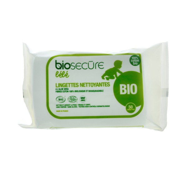 BioSecure lingette nettoyante bébé
