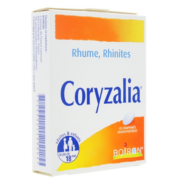 Coryzalia Boiron comprimés orodispersibles
