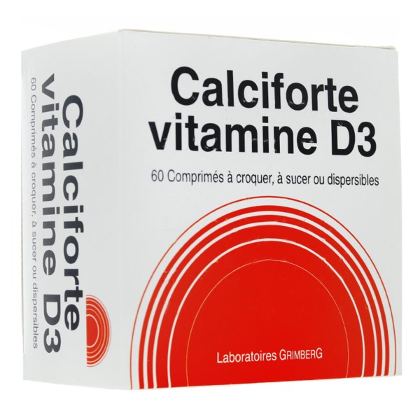 Calciforte vitamine D3 comprimés