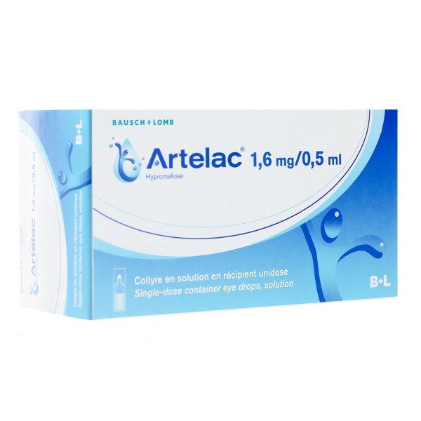 Artelac collyre 1,6mg/0,5ml unidoses
