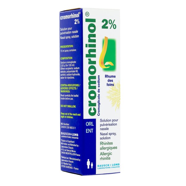 Cromorhinol 2 % spray nasal