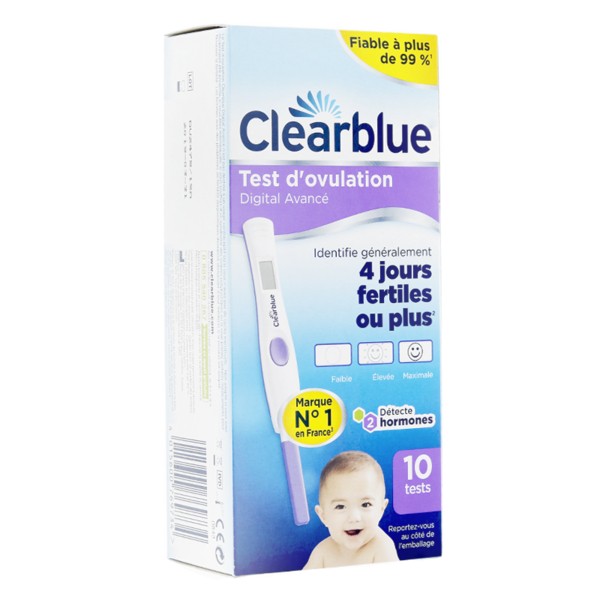 Clearblue Digital Test d'ovulation Optimiser les chances de grossesse