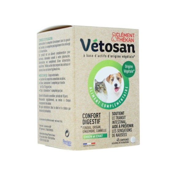 Clement Thekan Vetosan Confort Digestif 45 Comprimes Digestion Clement Thekan Vetosan Confort Digestif 45 Comprimes Digestion