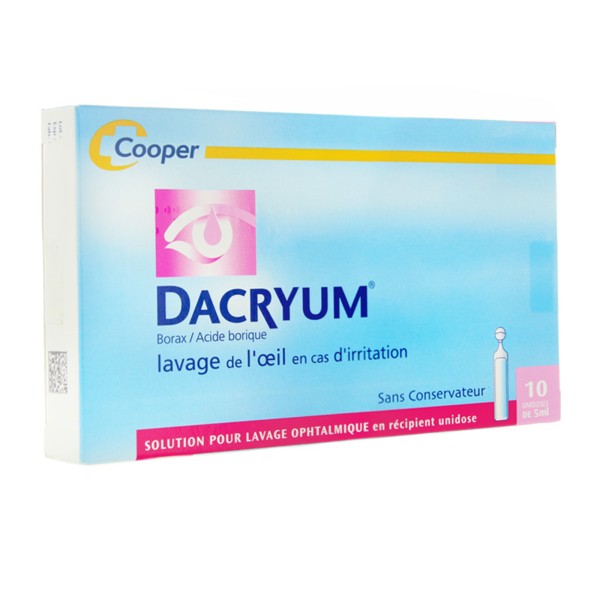 Dacryum solution pour lavage oculaire unidose