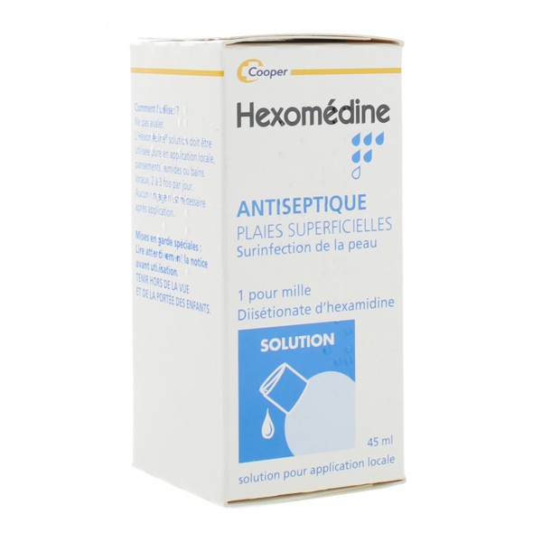 Hexomedine 1 pour mille solution