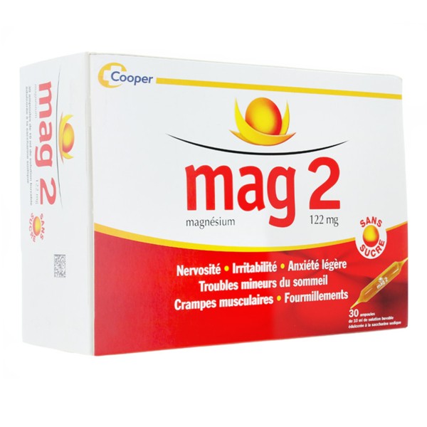 Mag 2 ampoule de magnésium