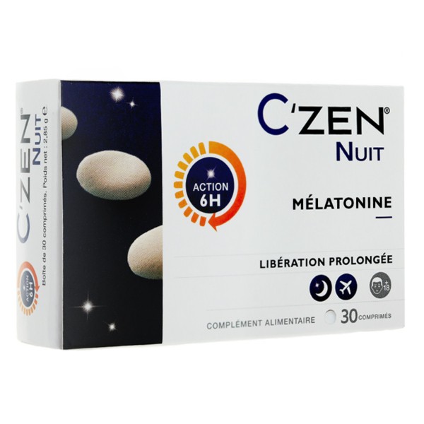 C'Zen Nuit Mélatonine 1 mg comprimés