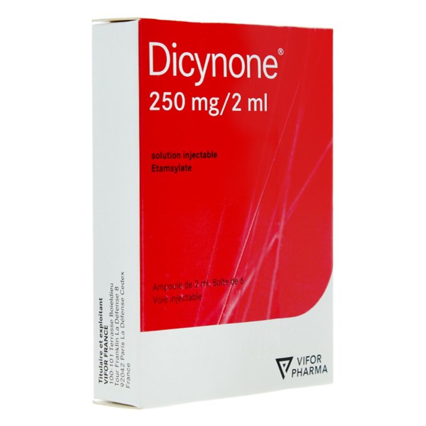 Dicynone 250mg/2ml solution injectable ampoules