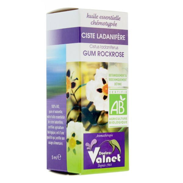 Docteur Valnet huile essentielle de Ciste ladanifère Bio