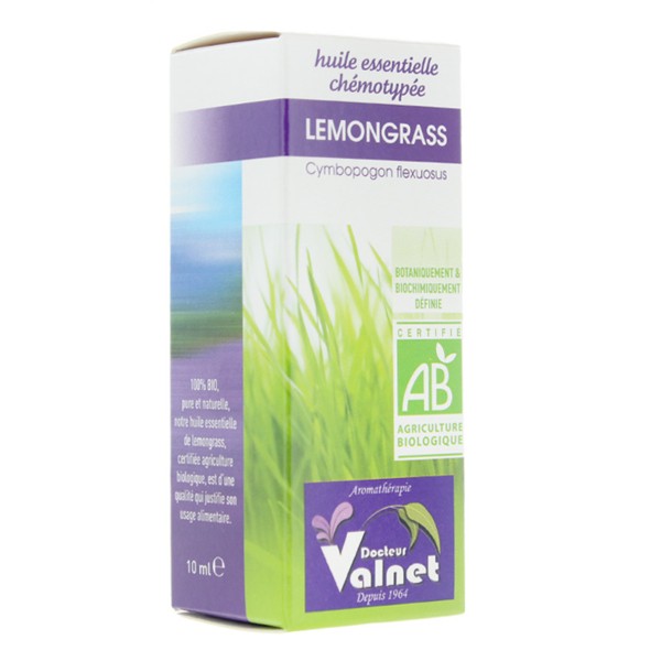 Docteur Valnet Huile essentielle de Lemongrass Bio