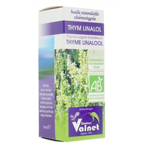 Docteur Valnet huile essentielle de Thym à linalol Bio