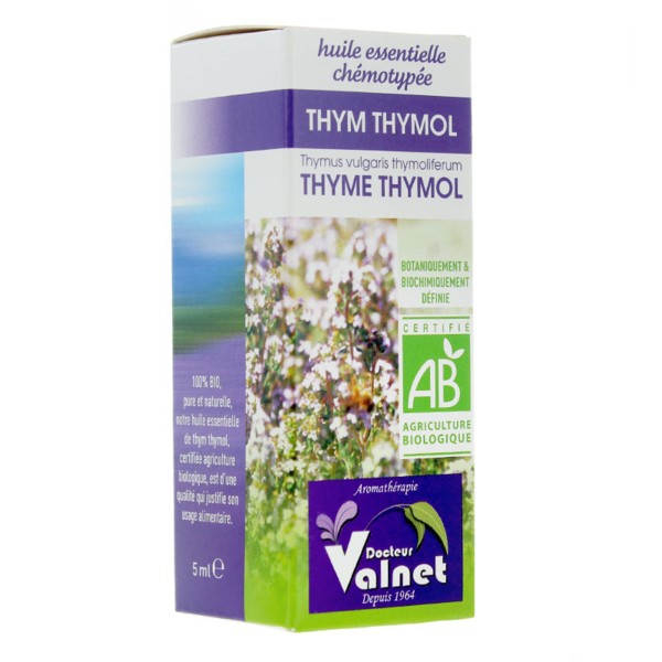 Docteur Valnet huile essentielle de Thym à thymol Bio