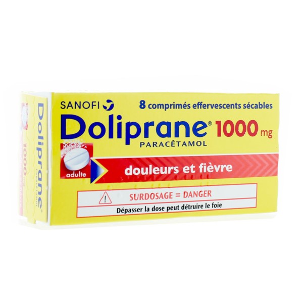 Doliprane 1000 mg effervescent