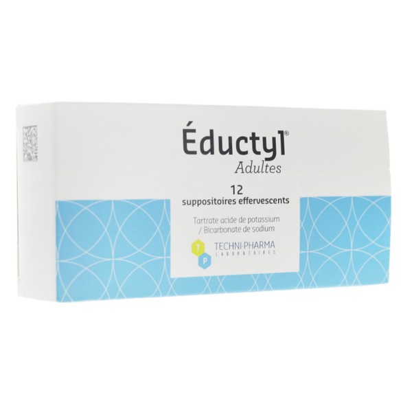 Eductyl adulte suppositoires effervescents