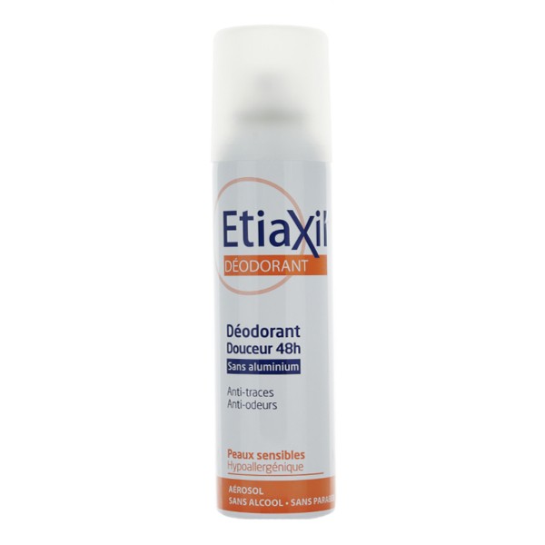 Etiaxil déodorant douceur spray 48h Peau sensible Anti odeurs