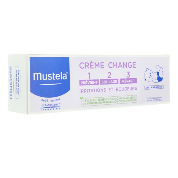 Mustela Bébé Crème change 1 2 3