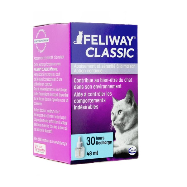 Feliway Classic Recharge pour diffuseur de phéromone