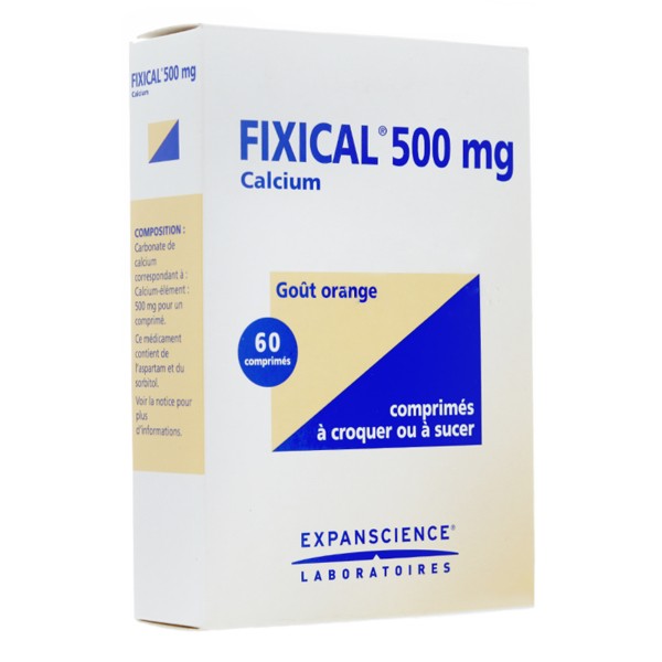 Fixical 500 mg comprimés à sucer ou à croquer