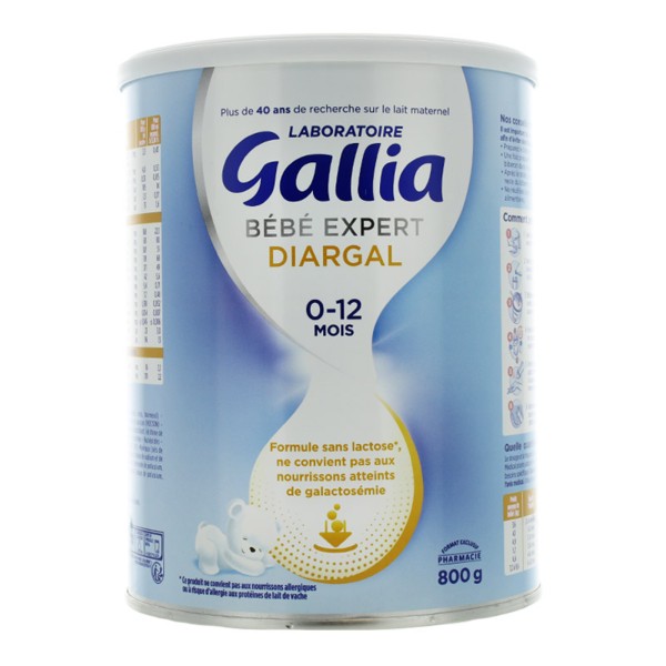 Gallia Expert Bébé Diargal lait sans lactose