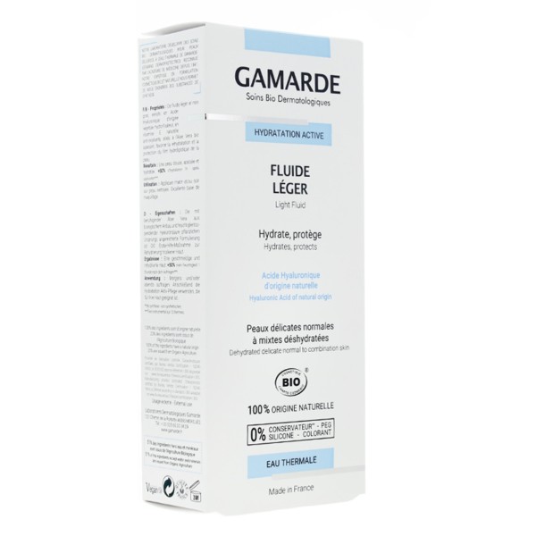 Gamarde Hydratation Active Fluide Léger Bio