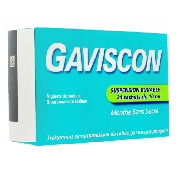 Gaviscon arôme menthe suspension buvable sachets