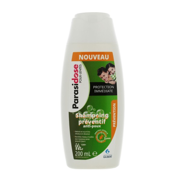 Parasidose shampoing préventif anti-poux