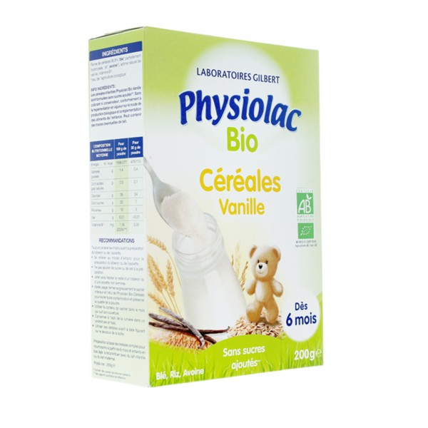 Physiolac Bio Céréales Vanille