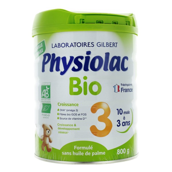 Physiolac Bio 3 lait de croissance