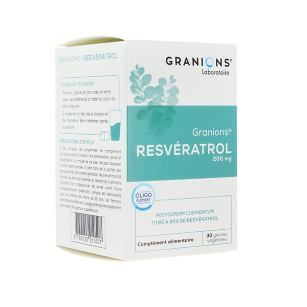 Granions resvératrol 200 mg gélules