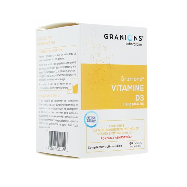 Granions Vitamine D3 gélules