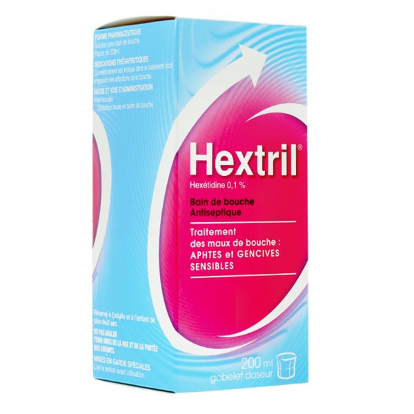 Hextril bain de bouche antiseptique