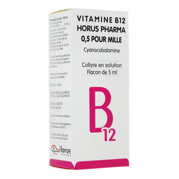 Vitamine B12 Horus collyre