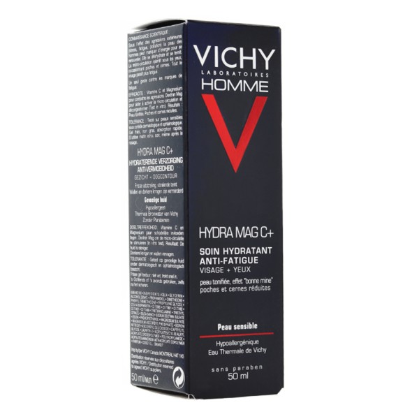 Vichy Homme Hydra Mag C+ soin hydratant anti-fatigue