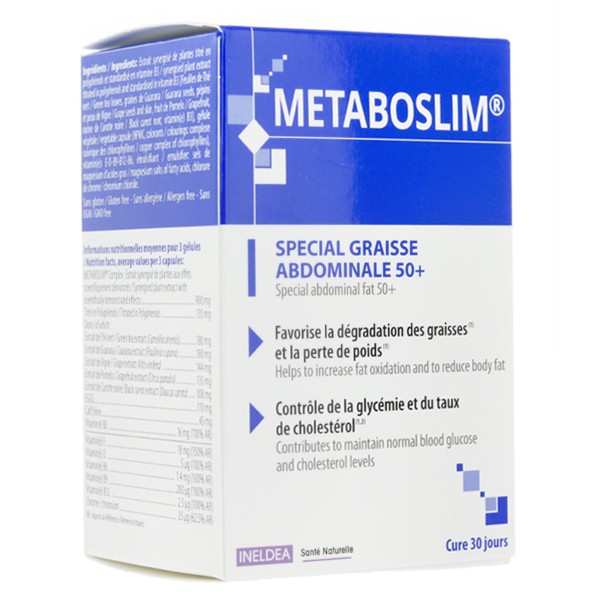Metaboslim spécial graisse abdominale 50+ gélules