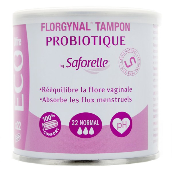 Tampons probiotiques normal x 12 Hygiène intime