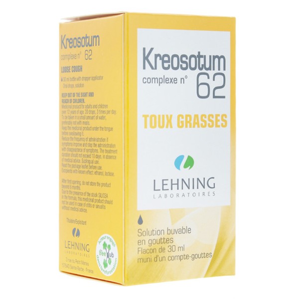 Kreosotum Complexe n°62 Lehning solution buvable
