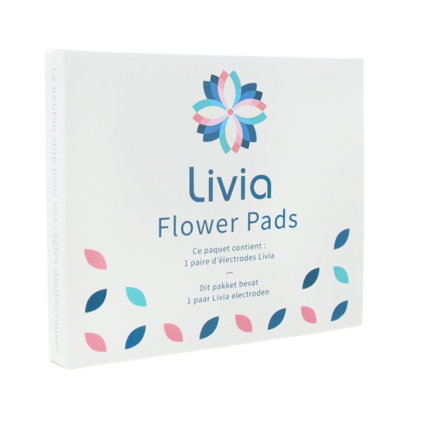 Livia Flower pads de rechange 1 paire d'électrodes