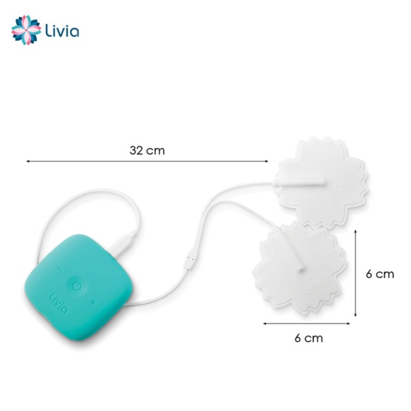 Livia Flower pads électrodes Pour bouton stop douleurs règles