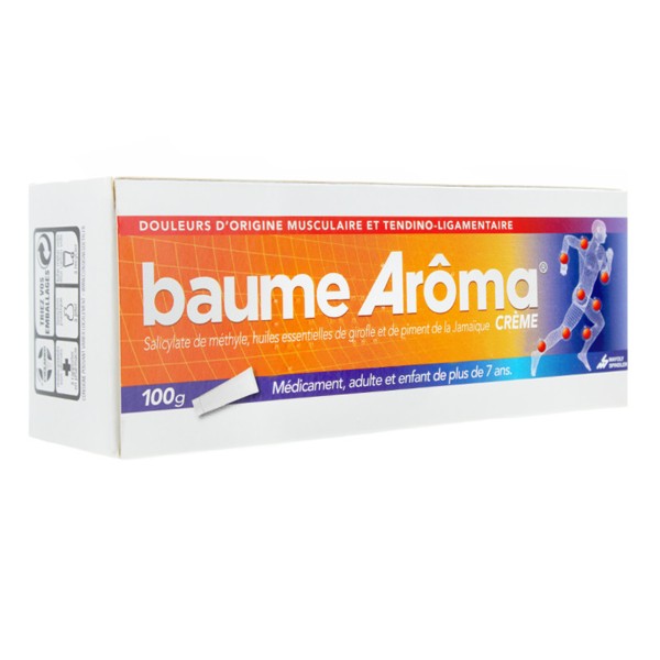 Baume Aroma pour douleurs musculaires et tendinites Crème chauffante