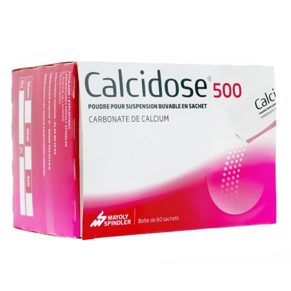 Calcidose 500 mg poudre sachets