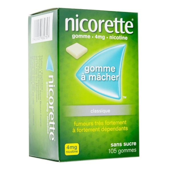 Nicorette 4 mg gommes