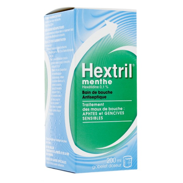 Hextril Menthe bain de bouche