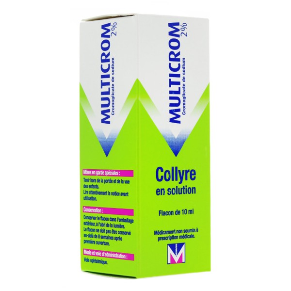 Multicrom 2 % collyre