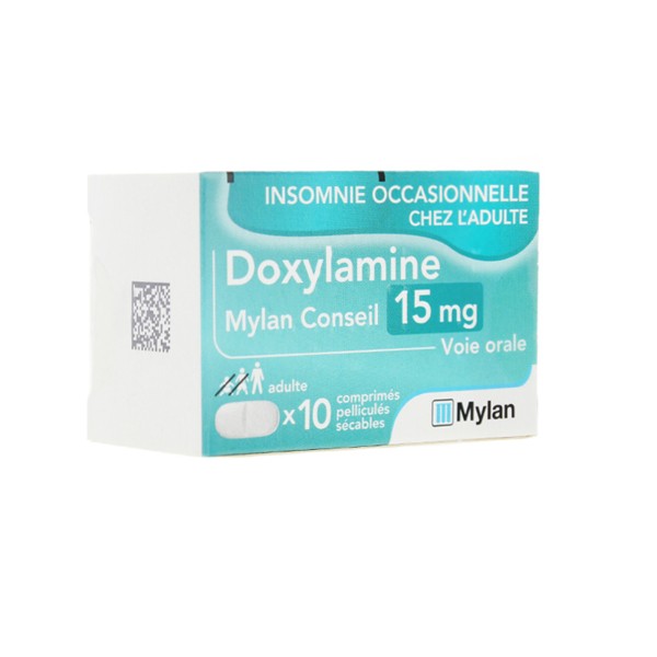 Doxylamine 15mg Viatris comprimés sécables