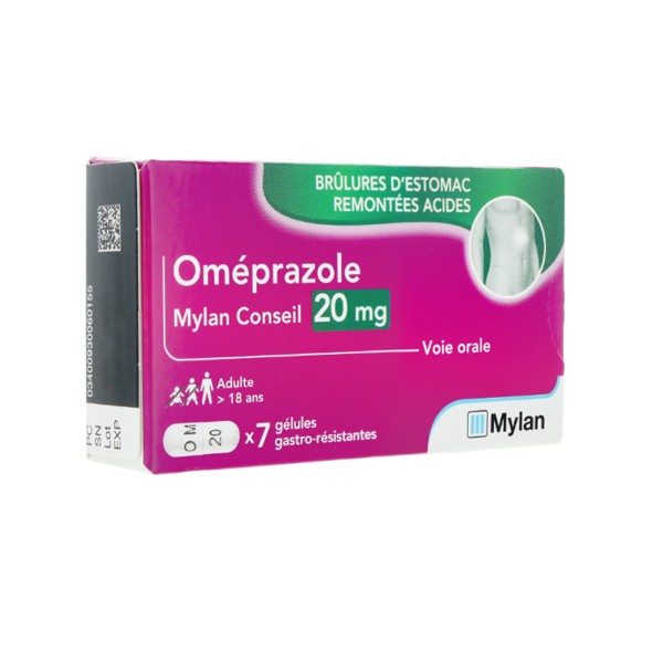 Oméprazole 20 mg gélules