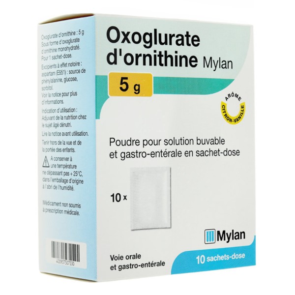 Oxoglurate d'Ornithine poudre Viatris sachets
