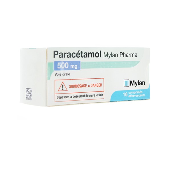 Paracétamol 500 mg Viatris 16 comprimés effervescents