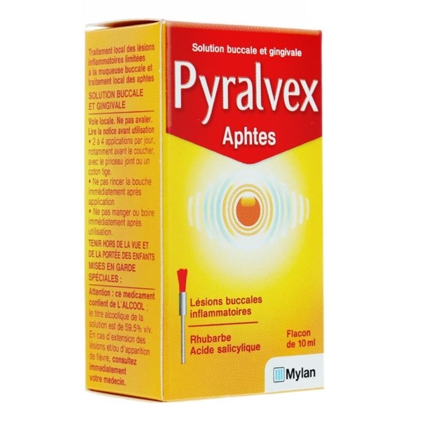 Pyralvex Aphtes solution gingivale