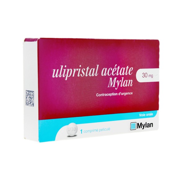 Viatris ulipristal acétate 30 mg comprimé pelliculé