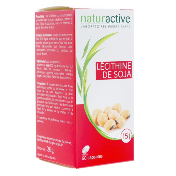 Naturactive lécithine de soja capsules